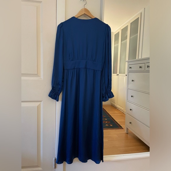 Aritzia Wilfred Blue Maxine Dress BNWT - Picture 4 of 8
